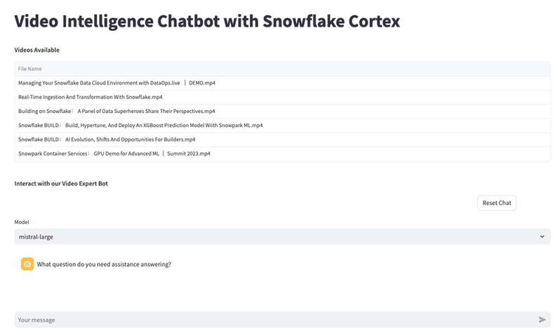 3 - Streamlit-cortex-chat