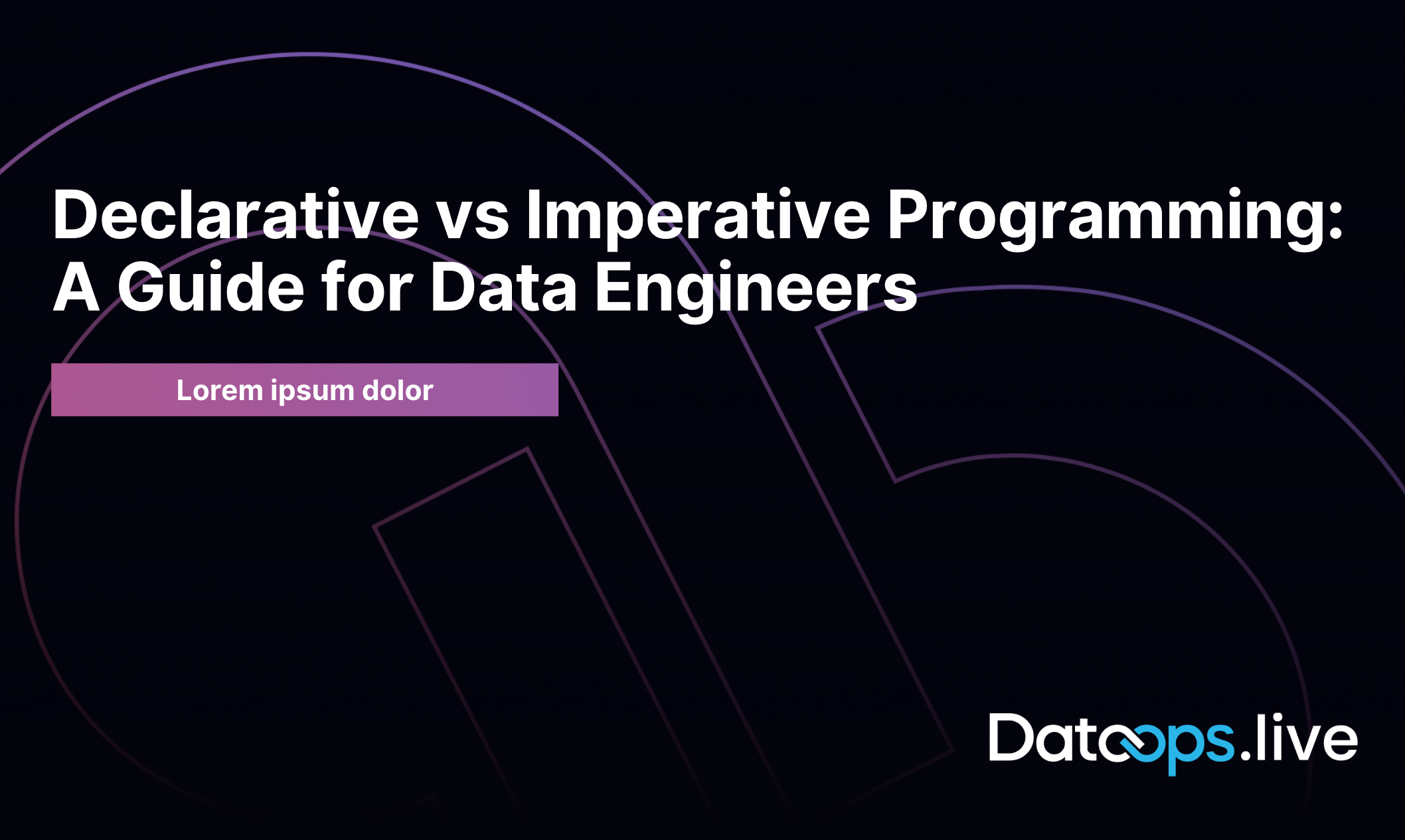 Declarative vs Imperative Programming | [Data Engineers Guide]