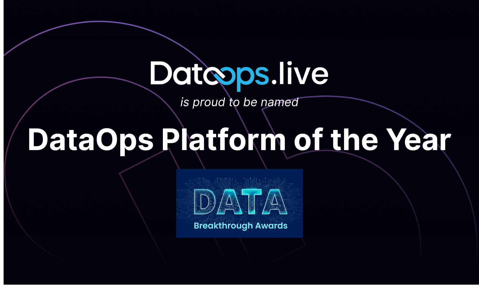 DataOps.live Named Data Breakthrough Awards' DataOps Platform of the Year