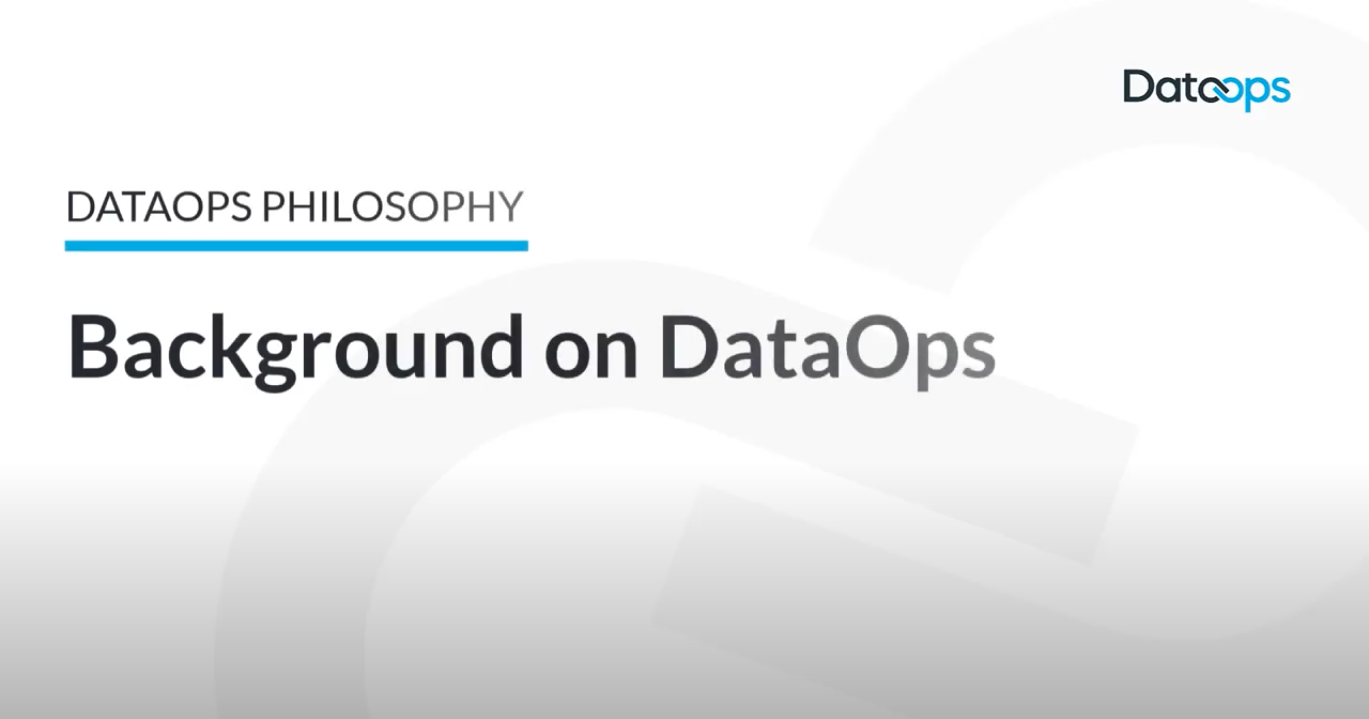 DataOps Background