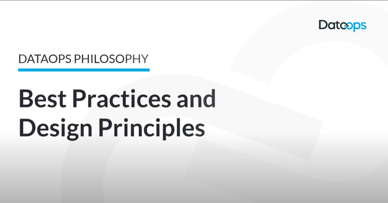 DataOps Best Practices