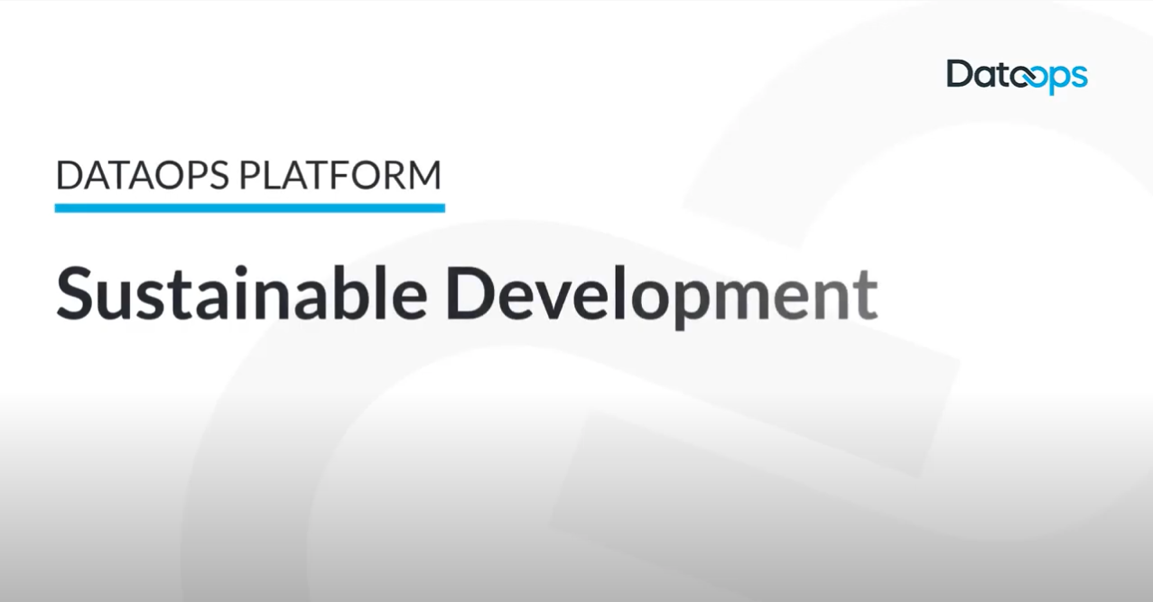 DataOps.live Platform Sustainable Development